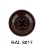 ETANCO GM-S selbstschneidende Blechschrauben Flachkopf RAL 8017 Schokoladenbraun 4,2 x 65 mm 250 Stk.