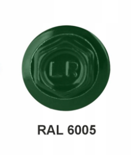 ETANCO Selbstbohrschrauben Trapezblechschrauben RAL 6005 4,8 x 50 mm 100 Stk.