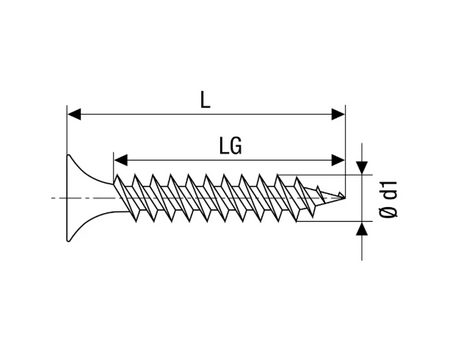 SPAX Trockenbauschrauben GIX-A 3,9x55 für Metall
