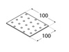 PP35 Lochplatte 100x100x2,0