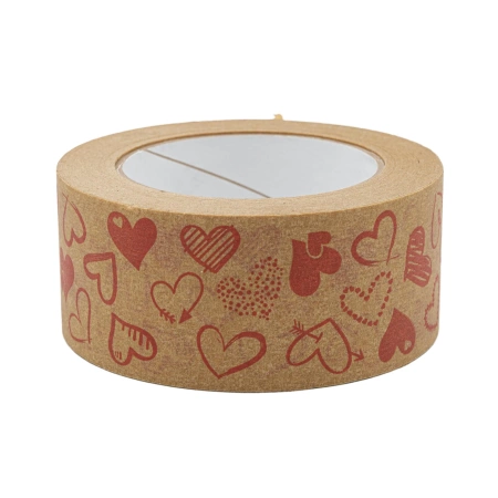 Papierklebeband Valentinstag Herz 50mm/50m 1 Rolle