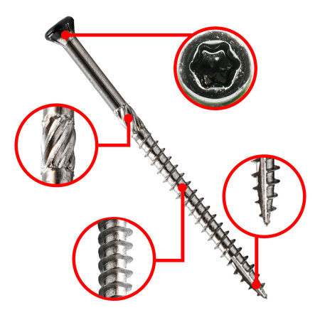 Terrassenschrauben mit BIT 4x30