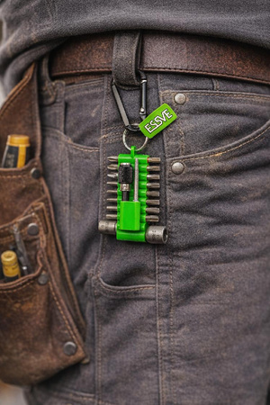 ESSVE Bits Kit ProPack 20-teiliges Bit-Set mit Bithalter & Karabiner-Gürtelclip