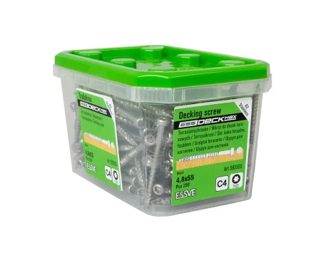 ESSVE ESSDECK MAX Terrassenschrauben Edelstahl A2 4,8 x 55 mm 250 St.