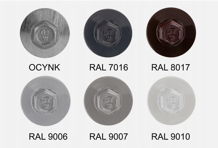 Etanco Sandwichplatten-Schrauben RAL 9007 Holz Beton 160 mm 100 St.