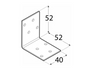 KM17 Winkelverbinder 50x50x40x2,0