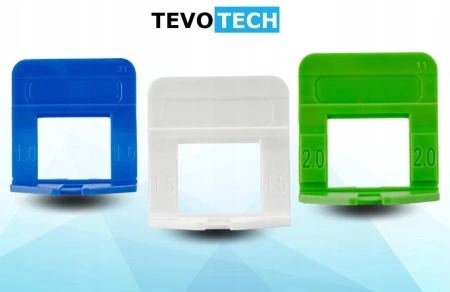 Tevotech DUO Fliesen-Nivelliersystem Klips 1,0 mm 100 Stk.