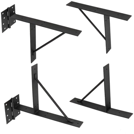 ZNW 1 Torscharniere 300x200x38x3,0 Schwarz