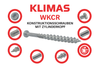 Klimas WKCR Konstruktionsschrauben mit Zylinderkopf Torx 8 x 140 mm 50 Stk.