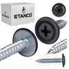 ETANCO GM-S selbstschneidende Blechschrauben Flachkopf RAL 7016 Anthrazitgrau 4,2 x 50 mm 250 Stk.
