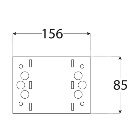 SDLPA 3 Verbinder 156x85x2,5