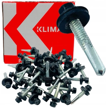 KLIMAS WSS Selbstbohrschrauben für Blech Metall RAL 7016 Anthrazitgrau 5,5 x 32 mm 250 Stk.