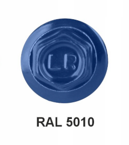 ETANCO Selbstbohrschrauben Trapezblechschrauben RAL 5010 4,8 x 100 mm 100 Stk.