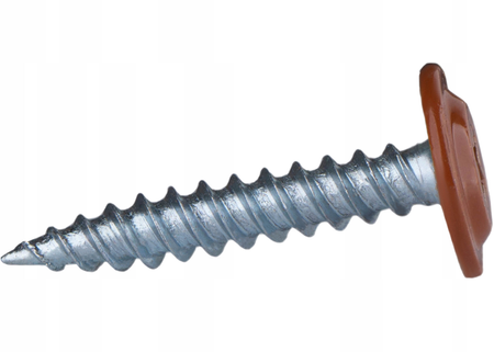 ETANCO GM-S selbstschneidende Blechschrauben Flachkopf RAL 8004 Kupferbraun 4,2 x 19 mm 250 Stk.