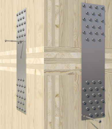 Klimas WKCR Konstruktionsschrauben mit Zylinderkopf Torx 8 x 120 mm 50 Stk.