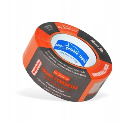 Blue Dolphin Profi-Putzband Stuckateur-Klebeband raue Untergründe 48 mm x 50 m