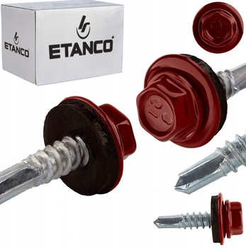 ETANCO GT5 Bohrschrauben Metall - Metall 5,5 x 32 mm RAL 3009 250 Stk.
