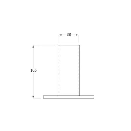 PDP 100 Schirmständer 38x105