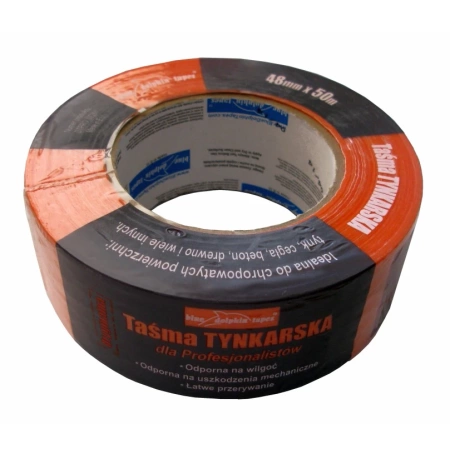 Blue Dolphin Profi-Putzband Stuckateur-Klebeband raue Untergründe 48 mm x 50 m
