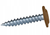ETANCO GM-S selbstschneidende Blechschrauben Flachkopf RAL 8003 Lehmbraun 4,2 x 25 mm 250 Stk.