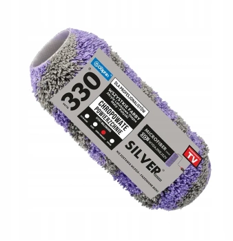 Blue Dolphin Serie 330 SILVER Farbroller Breite 18 cm Florlänge 20 mm