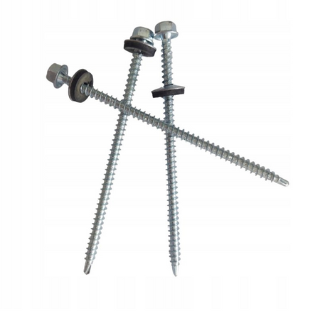 MAG KRAK Selbstbohrschrauben Trapezblechschrauben verzinkt 4,8 x 80 mm 100 Stk.