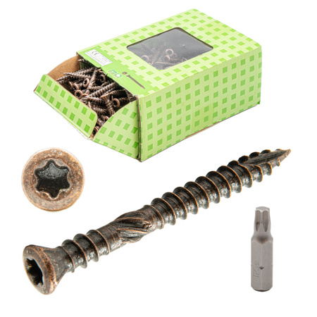 Terrassenschrauben mit BIT 5x50