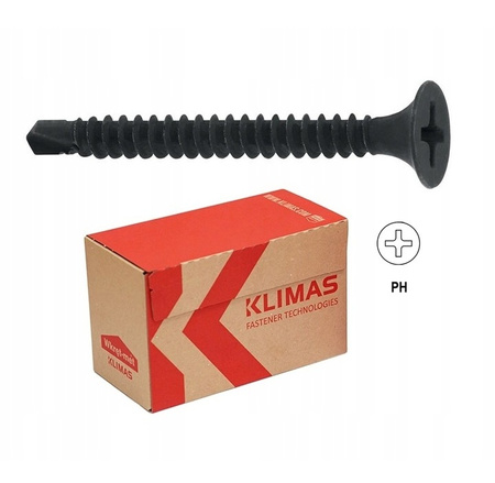 Klimas KSSG Gipskartonschrauben mit Bohrspitze 3,5 x 45 mm 500 St.